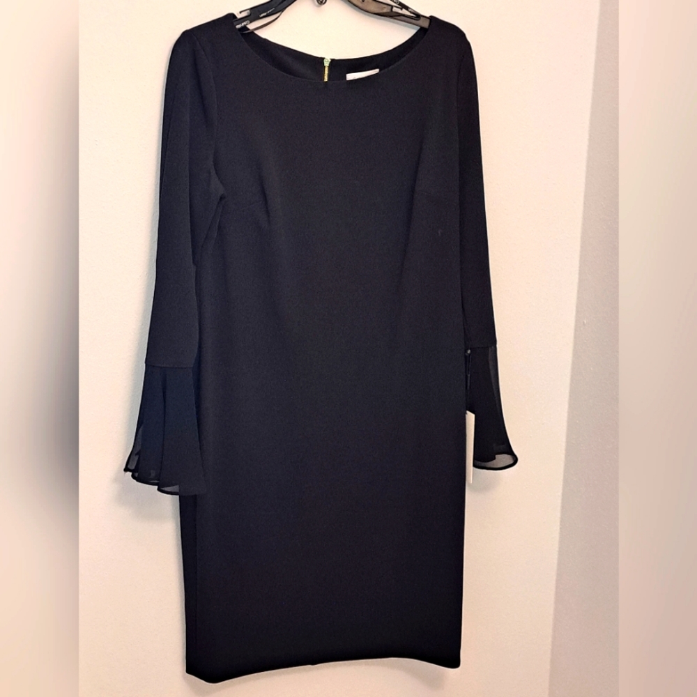 Long-sleeved Black Dress